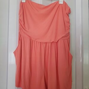 wild fable Coral Strapless Romper